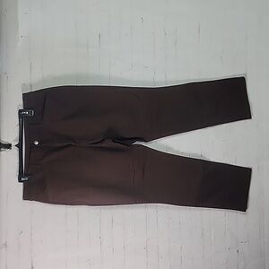 Christopher and Banks Size 14 Brown Signature Slimming Pants